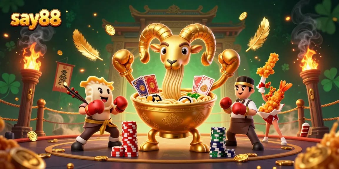 Experience thrilling moments at say88’s vibrant casino scene with unique characters, games, and golden prizes.