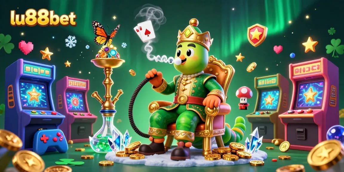 Experience the vibrant gaming world of lu88bet with exciting visuals of unique characters and dynamic casino elements.