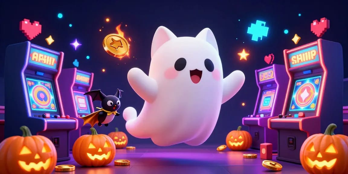 Play to win exciting games at 181bet featuring ghost cat and vibrant casino elements.