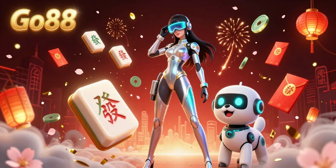 Experience thrilling gameplay at Go88 with vibrant 3D visuals and dazzling casino elements.