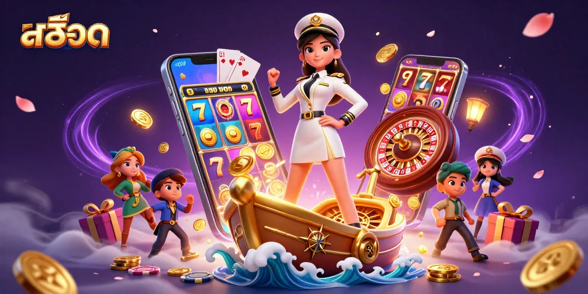 Experience thrilling slots with สล็อต and hitting jackpots amidst vibrant gaming elements.