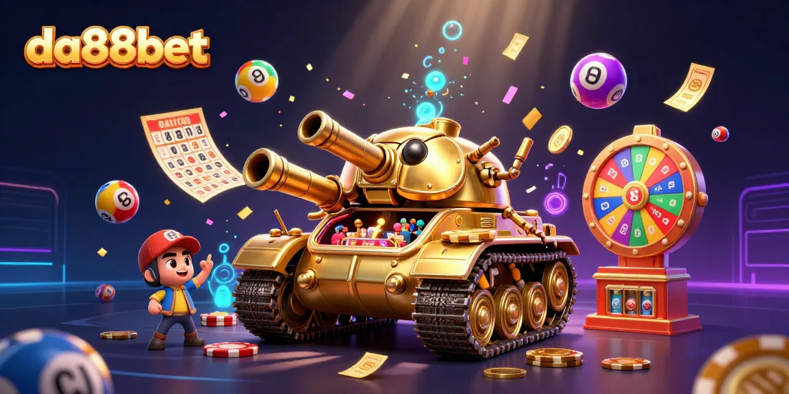 da88bet's unique golden beetle tank reveals an exciting miniature casino filled with games and rewards.
