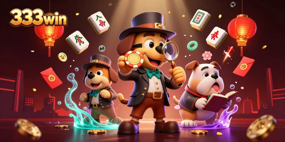 Engage in thrilling gameplay with 333win's golden poker chip clue at a vibrant casino scene.
