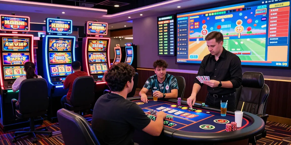 Exciting online casino scene featuring players enjoying slot gacor games, highlighting vibrant atmosphere and immersive gaming.