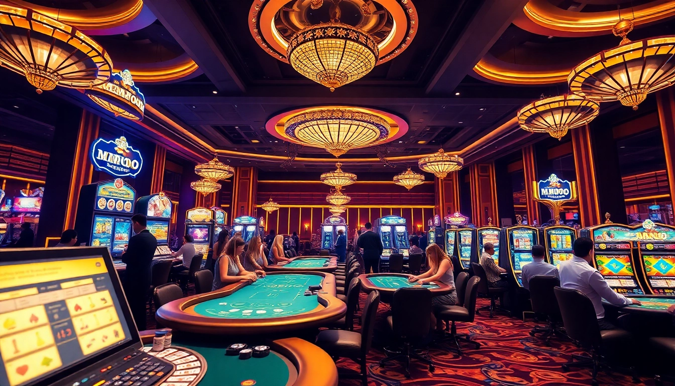 Experience the luxury of MMOO, Asia's top online gambling platform featuring vibrant casino gaming and captivating ambiance.