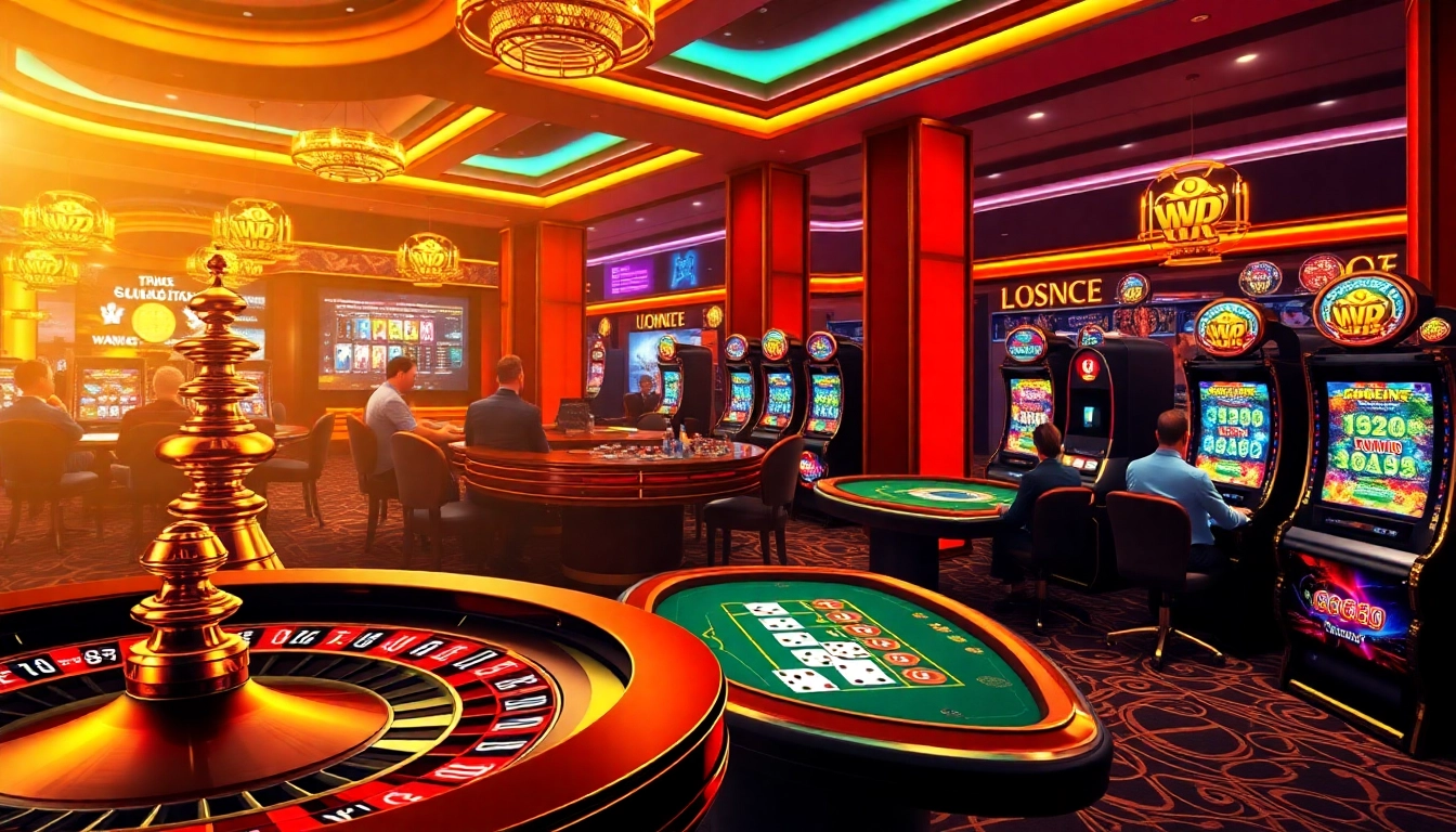 Experience the thrill of casino games and slots at gg88 online with vibrant visuals of poker and roulette.