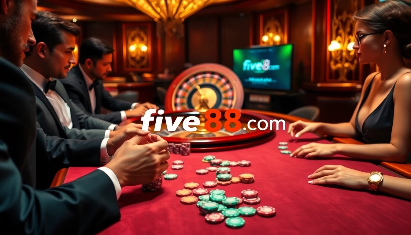 Experience the excitement of five88 com with engaging poker games and vibrant casino action.