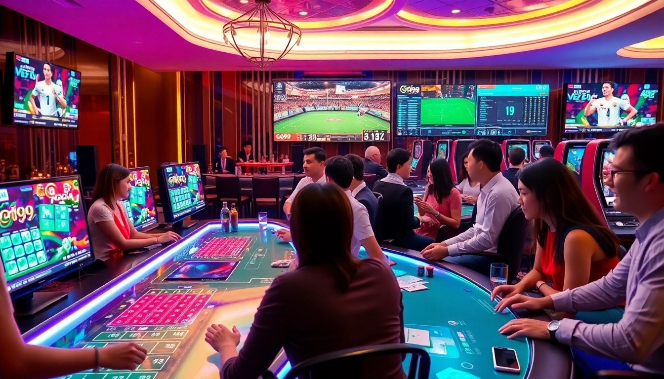 Experience the excitement of GO99 Casino with engaging live dealer action