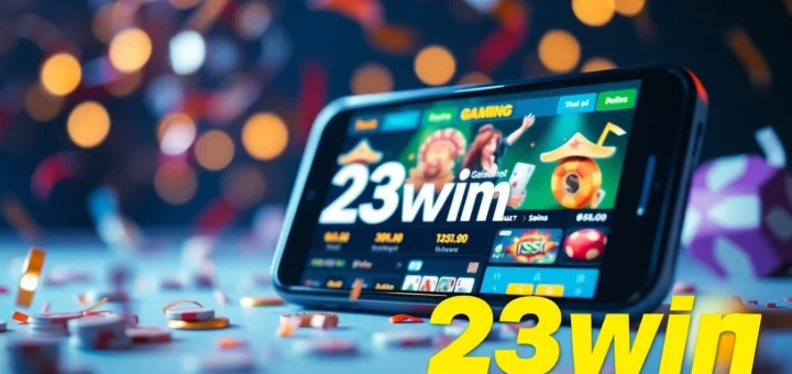 Exciting online gaming interface showcasing 23win with vibrant design and dynamic elements.
