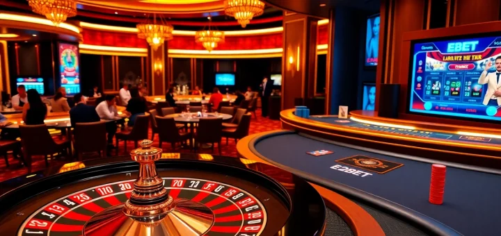 Experience high-stakes excitement at E2bet's luxurious casino with vibrant games and thrilling action.