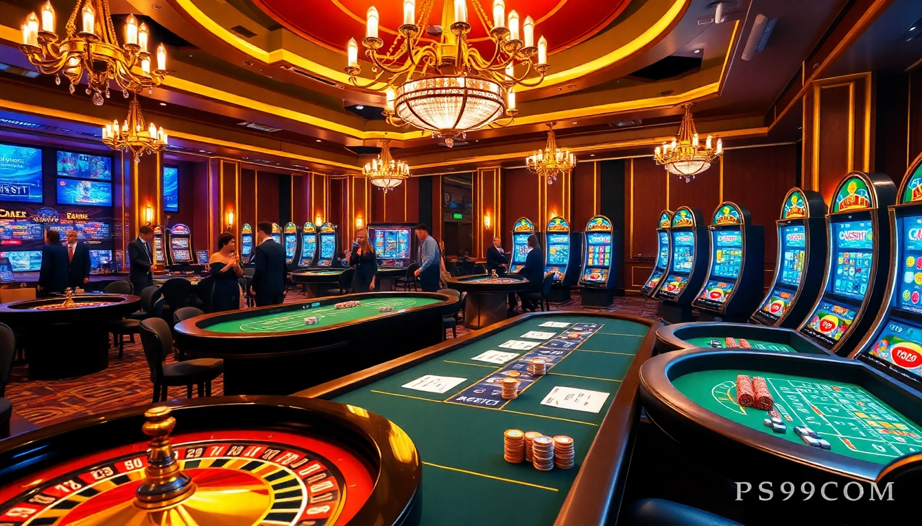 Join the excitement at PS99COM with professional dealers at vibrant casino tables.