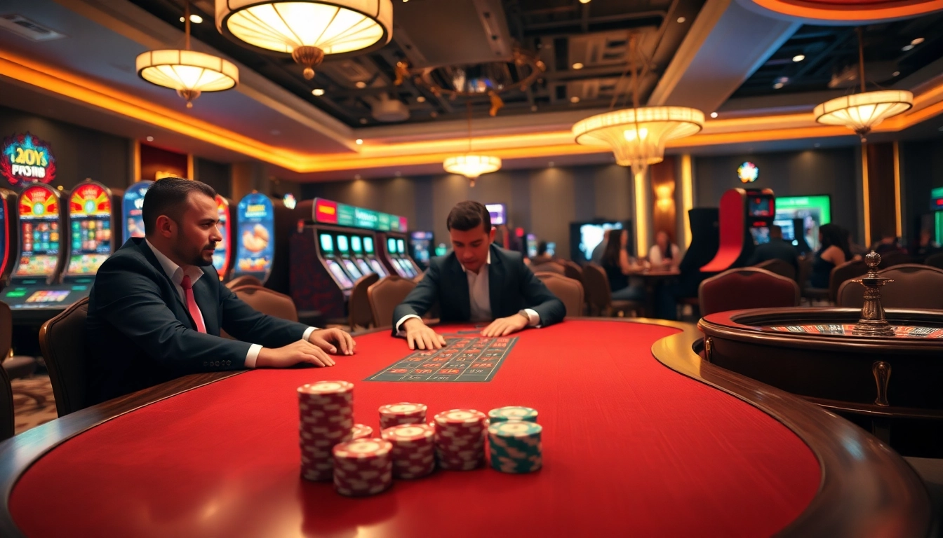 Poker players strategizing at the high-stakes table connecting to https://max88.faith/ gaming excitement.