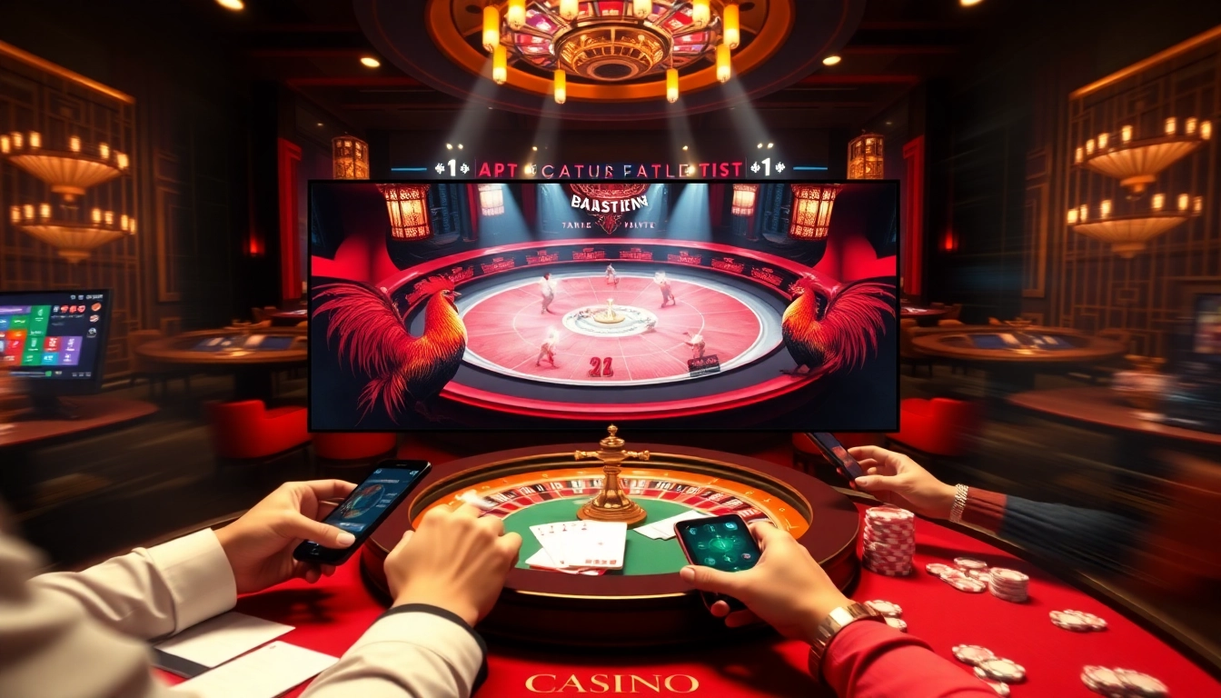 Experience live betting on đá gà trực tiếp with a vibrant online casino atmosphere.