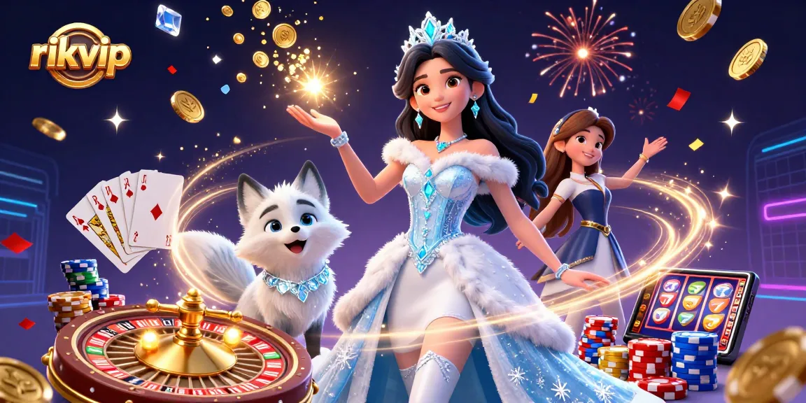 Experience exciting gameplay with rikvip and stunning visuals of casino elements.