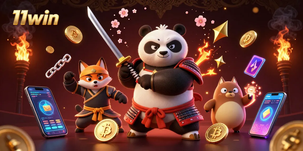 Engage in thrilling gameplay at 11win with samurai panda, ninja fox, and magical tanuki!