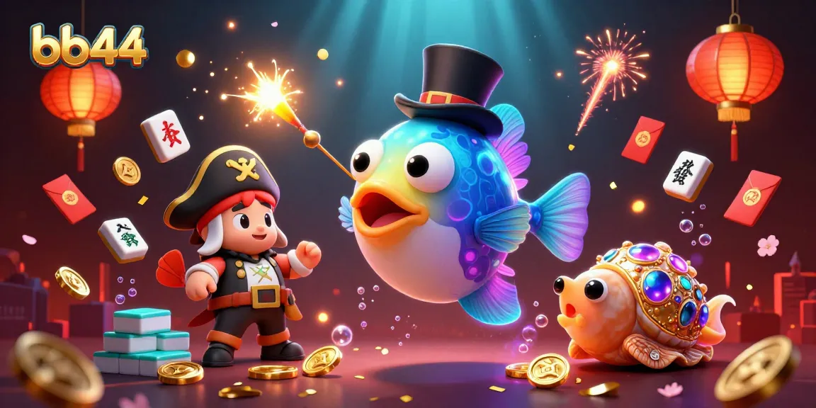 Engage with bb44's exciting casino world featuring vibrant characters and lucky elements.